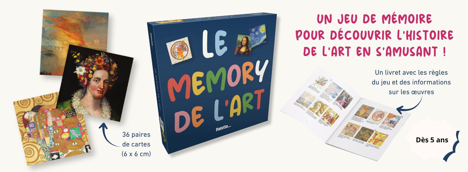 Boîte de jeux - Le Memory de l'art